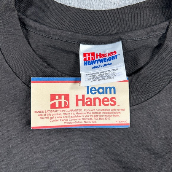 Vintage Atlanta 1996 Olympics Shirt Mens Large Black Y2K Hanes Heavyweight NWT - Picture 4 of 8